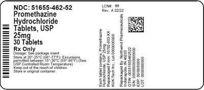 Label (51655 462 52 Master Bottle Label Approval   Rev A 02 22)